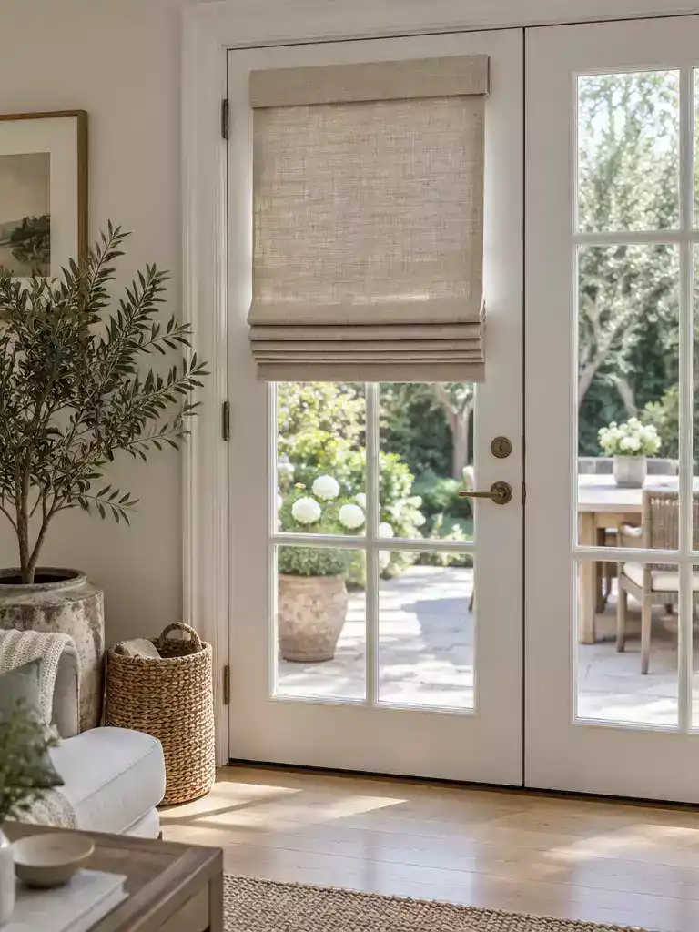 Roman shades