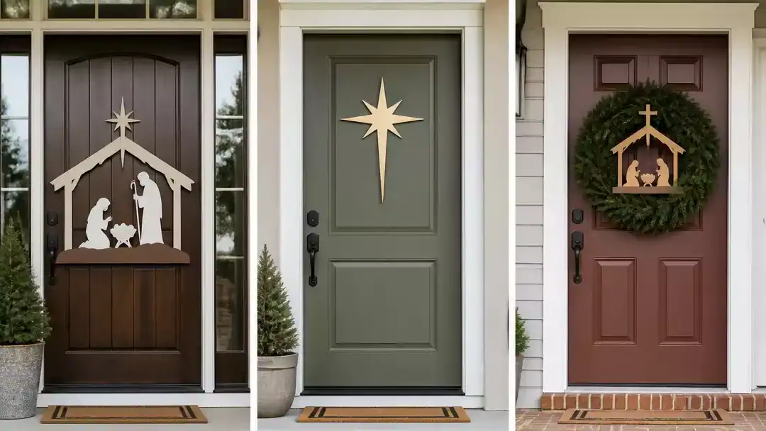 10 Jesus-Themed Christmas Door Decor Ideas